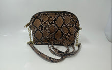 Load image into Gallery viewer, Steve Madden Womens Brown Animal Print Shoulder Crossbody Handbag
