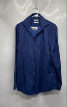 Load image into Gallery viewer, Michael Kors Mens Blue Regular Fit Wrinkle Free Dress Shirt Size 15 32/33
