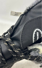 Load image into Gallery viewer, Hicooer Womens Black Quilted Round Toe Lace-Up Snow Boots Size 37
