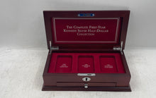 Load image into Gallery viewer, The Complete First Year Kennedy Silver Half-Dollar Collection Display Case Box
