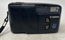 Load image into Gallery viewer, Canon Snappy EL Black Built-In Flash 35mm Point &amp; Shoot Film Camera Not Tested
