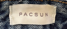 Load image into Gallery viewer, Pacsun Womens Blue Cotton Medium Wash Stretch Cropped Wide-Leg Jeans Size 27
