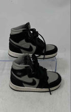 Load image into Gallery viewer, Nike Kids Jordan 1 Retro High OG Black Gray Lace-Up Sneaker Shoes Size 7C
