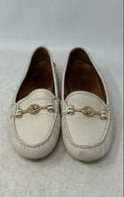Load image into Gallery viewer, Coach Womens Arlene White Leather Round Toe Slip-On Loafer Shoes Size 9B
