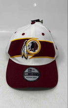 Load image into Gallery viewer, New Era Mens White Red 39Thirty Washington Redskins NFL Snapback Cap Sz M W/Tag
