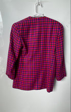 Load image into Gallery viewer, Evan Picone Womens Multicolor Houndstooth Double-Breasted Two-Button Blazer Sz 4
