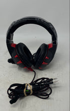Load image into Gallery viewer, Run Musk K2 Black Red Wired Over The Ear Gaming Headset Not Tested

