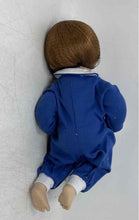 Load image into Gallery viewer, McMemories Handcrafted Porcelain Fashion Doll With Blue Outfit

