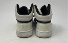 Load image into Gallery viewer, Adidas Boys Hoops 3.0 Mid IH7893 White Black Lace-Up Sneaker Shoes Size 2
