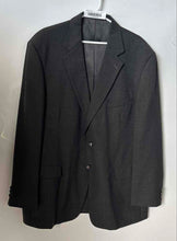 Load image into Gallery viewer, Stafford Mens Gray Long Sleeve Notch Collar Pockets 2-Button Blazer Size 48L
