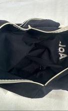 Load image into Gallery viewer, Alo Womens Black White Zipper Double Handle Travel Gym Duffle Bag
