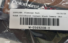 Load image into Gallery viewer, Kodak Colorburst 300 Black Built In Flash Manual Focus Instant Camera Not Tested
