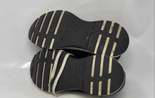 Load image into Gallery viewer, Authentic Tory Burch Womens Black Low Top Lace-Up Sneaker Shoes Sz 8.5M Damaged
