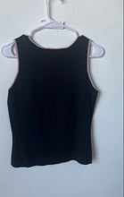 Load image into Gallery viewer, Emma &amp; James Womens Black Sleeveless Square Neck Knitted Tank Top Size Medium
