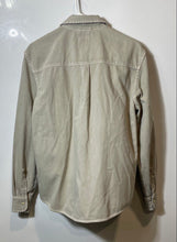 Load image into Gallery viewer, Zara Mens Gray Collared Long Sleeve Button-Up Shirt Size Small
