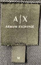 Load image into Gallery viewer, Armani Exchange Mens Blue Cotton Short Sleeve Collared Polo Shirt Size Medium
