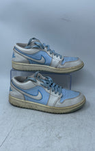 Load image into Gallery viewer, Nike Womens Air Jordan 1 Low SE DV1299-104 White Blue Sneakers Shoes Size 7.5
