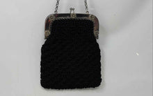 Load image into Gallery viewer, Yvone Christa Womens Black Chain Strap Mini Travel Clutch Handbag
