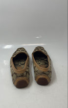 Load image into Gallery viewer, Coach Womens Beige Brown Signature Print Slip-On Loafers Shoes Size 7M
