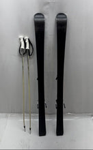 Load image into Gallery viewer, Atomic Unisex Adults Blue And Black Skis &amp; Poles Binding Set With Carrying Case
