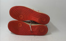 Load image into Gallery viewer, Nike Mens Air Force 1 07 579927-001 Gray Orange Low Top Sneakers Shoes Size 8.5
