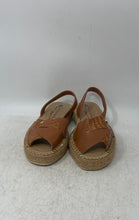 Load image into Gallery viewer, Messina Womens Brown Leather Peep Toe Slip-On Espadrille Sandals Size 35
