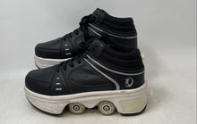 Load image into Gallery viewer, Kick Speed Unisex Astro Black 2-In-1 Lace-Up Light-Up Roller Skate Size EUR 38

