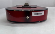 Load image into Gallery viewer, Black Red Cutaway 6-String Right Handed Classical Style Acoustic Guitar
