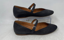 Load image into Gallery viewer, Lucky Brand Womens Cyrena Black Leather Adjustable Strap Mary Jane Flats Sz 7.5M
