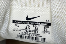 Load image into Gallery viewer, Nike Womens Air Max 1 Ultra Moire 704995-103 Orange White Sneakers Shoes Size 7
