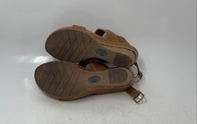 Load image into Gallery viewer, Montana Womens Brown Open Toe Wedge Heel Espadrille Sandals Size 7

