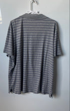 Load image into Gallery viewer, Polo Ralph Lauren Mens Gray Striped Short Sleeve Classic Fit Polo Shirt Size XL
