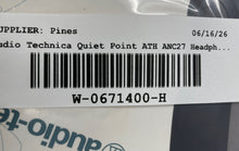 Load image into Gallery viewer, Audio-Technica QuietPoint ATH ANC27 Over-Ear ANC Headphones Not Tested
