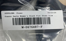 Load image into Gallery viewer, Franco Sarto Womens Neiman Black Leather Pointed Toe D'Orsay Flats Size 6.5M
