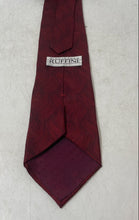 Load image into Gallery viewer, Gianfranco Ruffini Mens Red Printed Silk Adjustable Pointed Tie One Size
