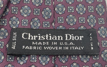 Load image into Gallery viewer, Christian Dior Mens Orange Printed Adjustable Pointed Tie AUTH
