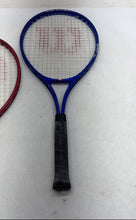 Load image into Gallery viewer, Set Of 2 Pcs Wilson Red And Blue Sports Equipment Tennis Racquet
