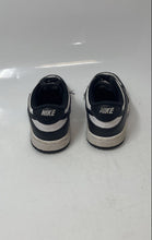 Load image into Gallery viewer, Nike Toddler Boys Dunk Low White Black Leather Round Toe Sneakers Shoes Size 9C
