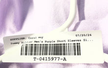 Load image into Gallery viewer, Tommy Hilfiger Mens Purple Short Sleeve Classic Fit Golf Polo Shirt Size L
