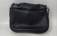 Load image into Gallery viewer, Michael Kors Womens Bedford Black Pebbled Leather Adjustable Strap Crossbody Bag
