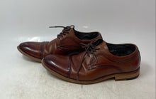 Load image into Gallery viewer, Stacy Adams Mens Dickinson Brown Leather Lace-Up Derby Dress Shoes Size 9
