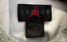 Load image into Gallery viewer, Air Jordan Mens Gray Graphic Print Standard Fit Pullover Hoodie Size XL
