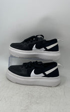 Load image into Gallery viewer, Nike Womens Court Vision Alta CW6536-001 Black Lace-Up Sneakers Shoes Size 6
