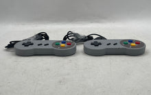 Load image into Gallery viewer, Set Of 2 Pcs Nintendo SNES Gray Classic Edition Wired Controller Gamepad
