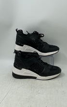 Load image into Gallery viewer, Michael Kors Womens Georgie Black Lace-Up Low Top Sneakers Shoes Size 8 M
