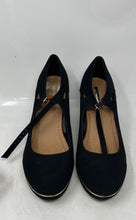 Load image into Gallery viewer, Andiamo Womens Black Suede Round Toe Buckle Mary Jane Sandals Size 11 M
