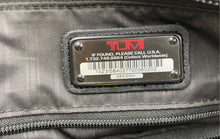 Load image into Gallery viewer, Authentic Tumi Unisex Black Detachable Strap Zipper Laptop Messenger Bag Stained
