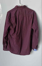 Load image into Gallery viewer, Banana Republic Mens Red Printed Long Sleeve Slim Fit Button-Up Shirt Size M
