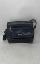 Load image into Gallery viewer, Unbranded Womens Dark Blue Faux Leather Outer Zip Pocket Crossbody Bag
