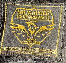 Load image into Gallery viewer, Milwaukee Performance Mens Black Sleeveless Motorcycle Vest Size Medium
